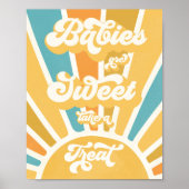 Poster Baby shower Sunshine Ici Le Fils Favore Post (Devant)