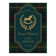 Baby shower thème Polo Cheval Vintage classique