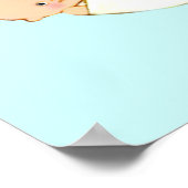 Poster Baby shower Twin Boys (Coin)