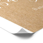 Poster Baby shower Twinkle Twinkle / Accueil Sprinkle (Coin)