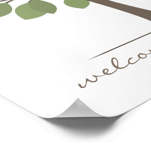 Poster Baby Signature Tree - Blue (Coin)