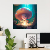 Poster baby smiling (Bureau à domicile)