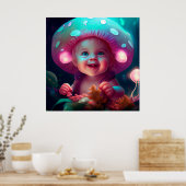 Poster baby smiling (Cuisine)