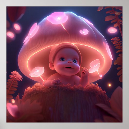 Poster baby smiling (Devant)