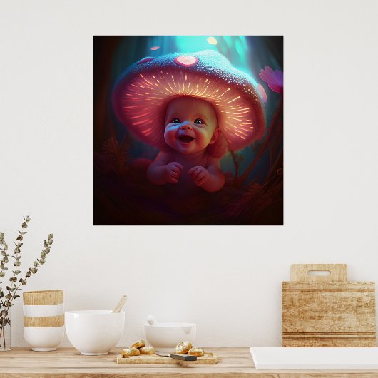 Poster baby smiling (Cuisine)