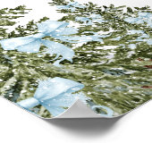 Poster Baby Son froid dehors Baby shower bleu Bow Accueil (Coin)