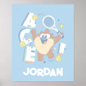 Poster Baby TAZ™ Tennis Ace ! (Devant)