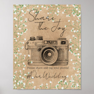 Poster Baby's Breath Social Media Partager Photo Ajouter 