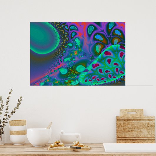 Poster Bac à bulles (Cuisine)