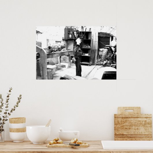 Poster Bac à vélos (Cuisine)