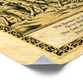 Poster BACCHANALIA, Dieu Bacchus (Coin)