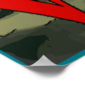 Poster Bacchus boire du vin, VINO (Coin)