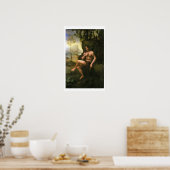 Poster Bacchus, c.1695 (huile sur toile) (Cuisine)