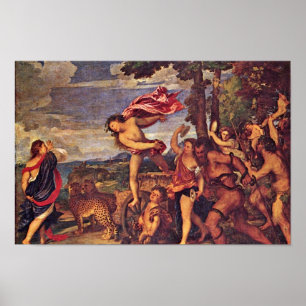 Poster Bacchus et Ariadne "par Tizian (la meilleure