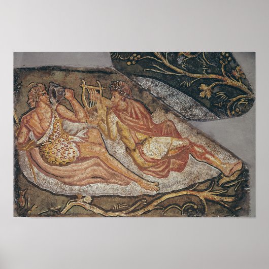 Poster Bacchus Reclining, detail (Devant)