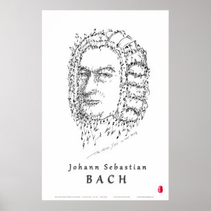 Poster Bach Face à la musique
