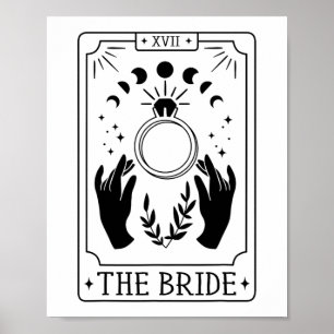 Poster Bachelo de la mariée gothique femme de ménage Taro