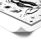 Poster Bachelor gothique céleste de Tarot Coven Bride (Coin)