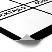 Poster Bachelor Party Boissons Profond Tally Chart Be (Coin)