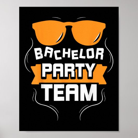 Poster Bachelor Party Groom Bride _2 (Devant)
