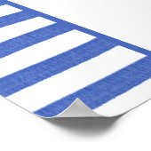 Poster Bachelorette d'accueil de cowgirl côtière (Coin)