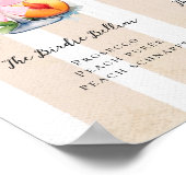 Poster Bachelorette de golf Signature Cocktails Sign (Coin)