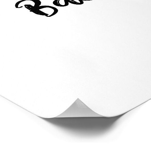 Poster Bachelorette minimaliste (Coin)