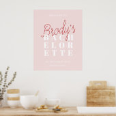 Poster Bachelorette Party Welcome Sign - Brody (Cuisine)