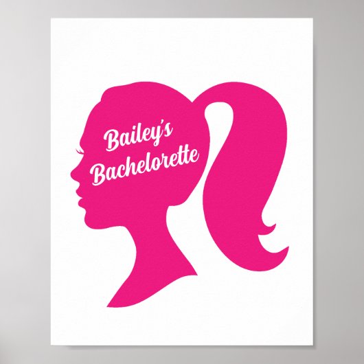 Poster Bachelorette rose Party (Devant)