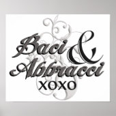 Poster Baci & Abbracci - Hugs & Baisers - XOXO (Devant)