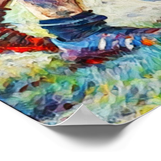 Poster Back Of The Scrum - Rugby Painting Print (Coin)