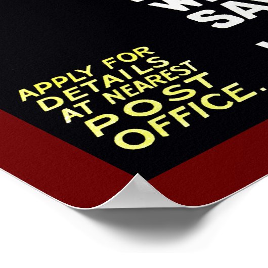 Poster Back the Empire with Our Savings (Coin)