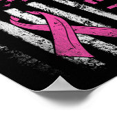 Poster Back the Pink Breast Cancer Awareness Flag Toddler (Coin)