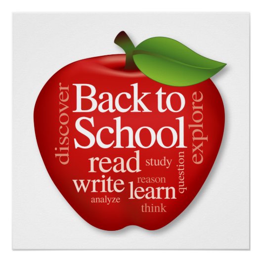 Poster Back to school (Devant)