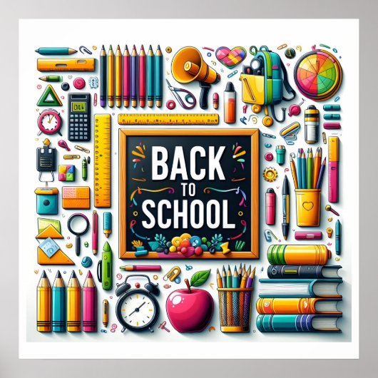 Poster Back to school (Devant)