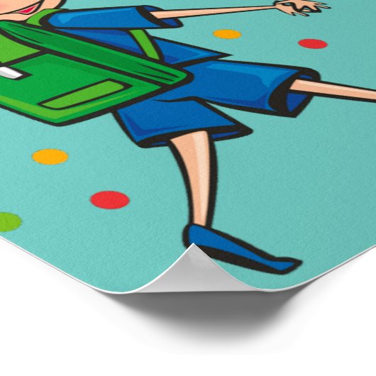 Poster Back to school (Coin)