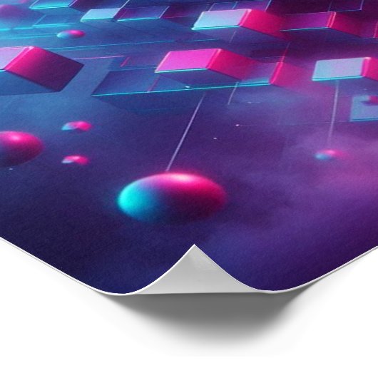 Poster Back to School Dreamy Neon Floating Vision (Coin)