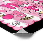 Poster Back To School Kindergarten Coquette Pencil Bow Gi (Coin)