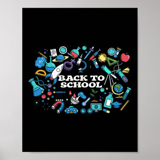 Poster Back To School Problem Solver Troubleshooter Engin (Devant)