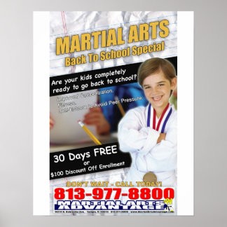 Poster back to school special