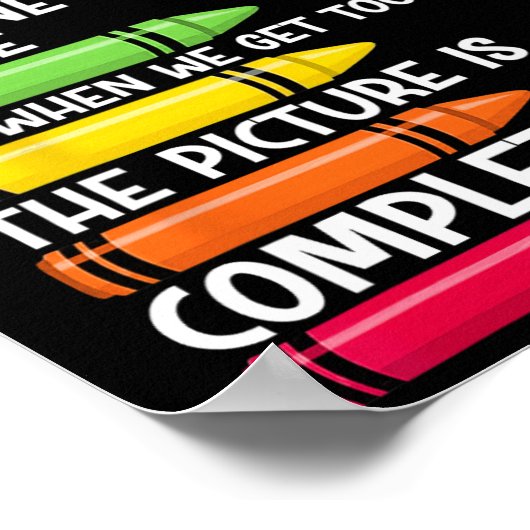 Poster Back to School Teacher We Are Like A Box Of Crayon (Coin)