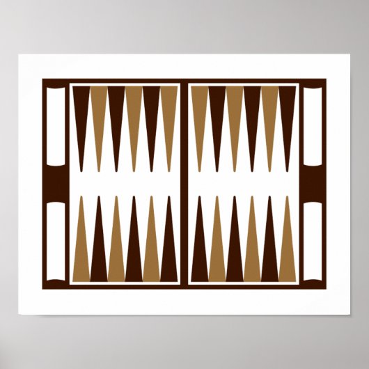 Poster Backgammon (Devant)