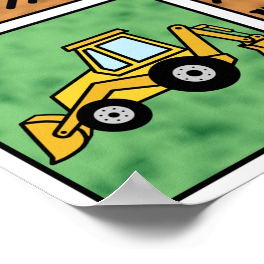 Poster Backhoe (Coin)