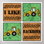 Poster Backhoe (Devant)