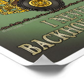 Poster backhoe operator Citaat (Hoek)