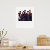 Poster Backstreet Boys vintage (Cuisine)