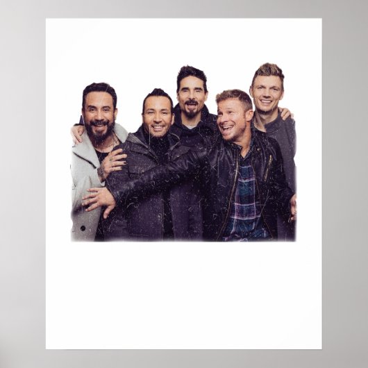 Poster Backstreet Boys vintage (Devant)
