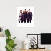 Poster Backstreet Boys vintage (Bureau à domicile)