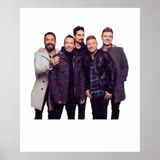Poster Backstreet Boys vintage (Devant)