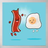 Poster Bacon aime les oeufs (Devant)